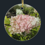 Hydrangea Grandiflora Keramisch Ornament<br><div class="desc">Blooming hydrangea</div>
