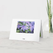 Hydrangea [Greeting Card] カード Kaart (Achterkant)