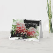 Hydrangea Happy Birthday voor jou Kaart (Achterkant)
