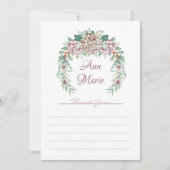 Hydrangea Hartelijk dank Bedankkaart (Voorkant)