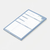 Hydrangea Haven RECEPTKAART Sjabloon lijst Post-it® Notes (Schuin)