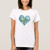 Hydrangea Heart T-shirt (Voorkant)