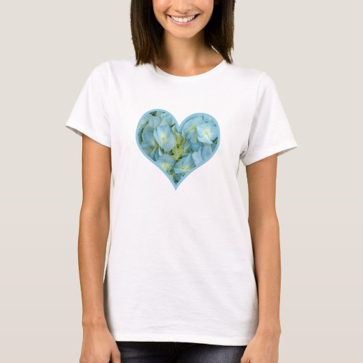 Hydrangea Heart T-shirt (Voorkant)