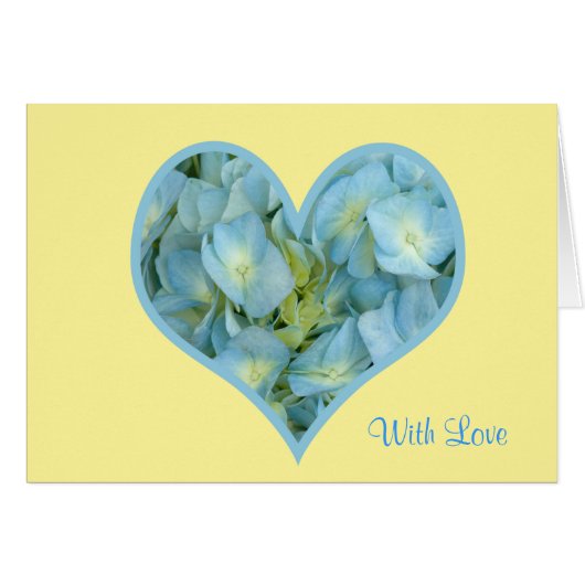 Hydrangea Heart tekst (Voorkant Horizontaal)