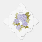 Hydrangea-hoeden van Violet Blue Bedankdoosjes (Uitgevouwen)