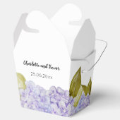 Hydrangea-hoeden van Violet Blue Bedankdoosjes (Geopend)