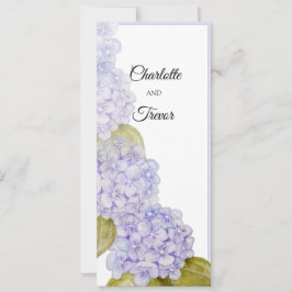 Hydrangea-hoeden van Violet Blue Kaart