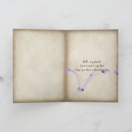 hydrangea hortensia en het boeket van het Kant van Kaart (Binnen)