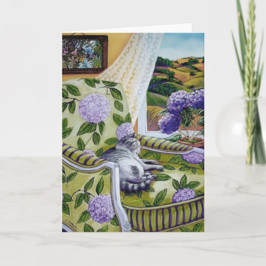 Hydrangea hortensia kaart (Voorkant)