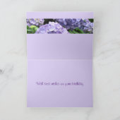 Hydrangea hortensia's bij Trebah Tuinen, Cornwall Kaart (Binnen)