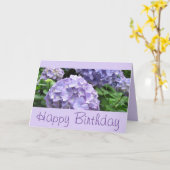 Hydrangea hortensia's bij Trebah Tuinen, Cornwall Kaart (Gele Bloem)