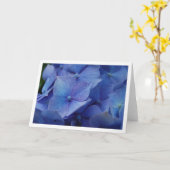 Hydrangea hortensia's kaart (Gele Bloem)