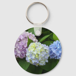 Hydrangea hortensia's sleutelhanger
