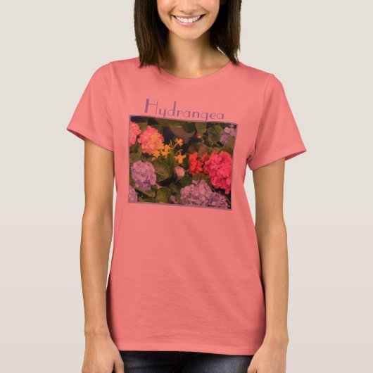 Hydrangea Hues T-shirt (Voorkant)