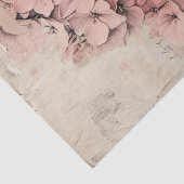 Hydrangea Illustratie Perkament Decoupage Tissuepapier (Detail)