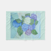 Hydrangea in de lucht fleece deken (Voorkant (Horizontaal))