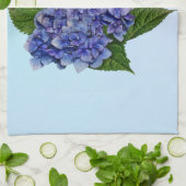 Hydrangea in de schaduw van Paars Theedoek (Gevouwen)