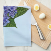 Hydrangea in de schaduw van Paars Theedoek (Quarter Fold)