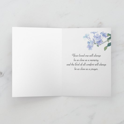 Hydrangea in flessympathie kaart (Binnen)