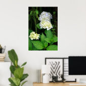 Hydrangea in het bos poster (Thuiskantoor)