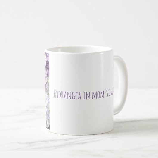 Hydrangea in mom's garden  koffiemok (Voorkant rechts)