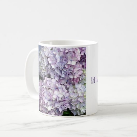 Hydrangea in mom's garden  koffiemok (Voorkant links)