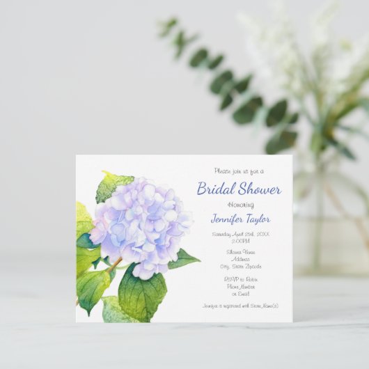 Hydrangea Kaart (Staand voorkant)