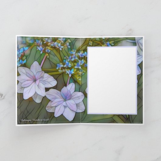 Hydrangea Kaart (Binnen)