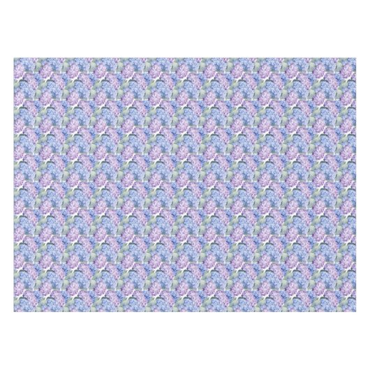 Hydrangea katoenen tafelkleed (Voorkant (Horizontaal))