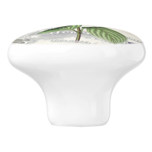  hydrangea keramische knop (Zijkant)