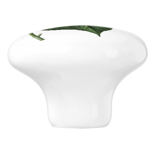 Hydrangea Keramische Knop (Zijkant)