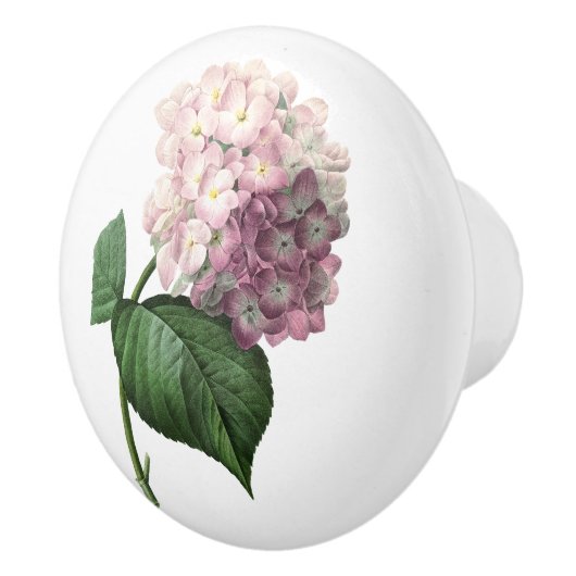 Hydrangea Keramische Knop (Rechts)