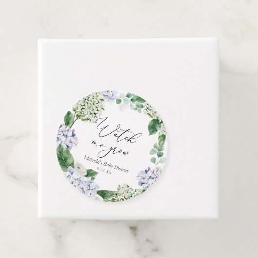 Hydrangea Kijk me groeien Plant gunst Bedankjes Labels (In situ)