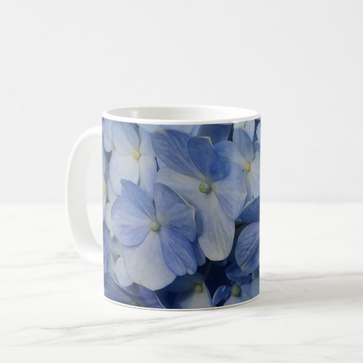 Hydrangea Koffiemok (Voorkant links)