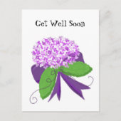 Hydrangea komt snel goed briefkaart (Voorkant)