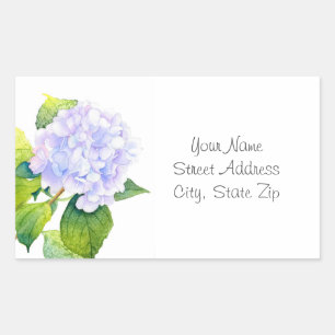 Hydrangea-labels Rechthoekige Sticker