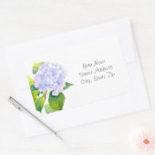Hydrangea-labels Rechthoekige Sticker (Envelop)