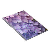 Hydrangea-laptop met rechts/links gebruik notitieboek (Rechterzijde)