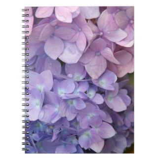 Hydrangea-laptop met rechts/links gebruik notitieboek