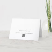 Hydrangea Leaves Close-Up Blank Note Card Bedankkaart (Achterkant)