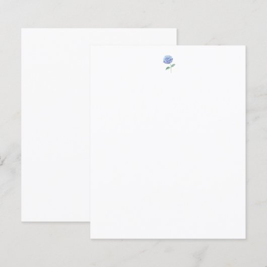Hydrangea Letterhead (Voorkant / Achterkant)