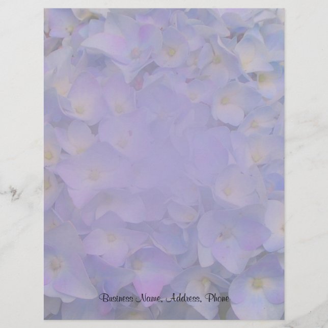 Hydrangea Letterhead (Voorkant)