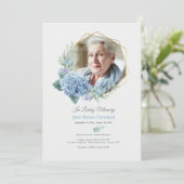 Hydrangea Lijst Fotofering van het leven Kaart (Staand voorkant)