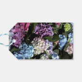 Hydrangea Lijst Weddenschap Labels Cadeaulabel (Achterkant Horizontaal)
