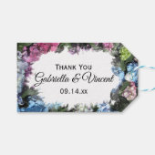 Hydrangea Lijst Weddenschap Labels Cadeaulabel (Voorkant (Horizontaal))