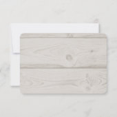 Hydrangea Lila Floral Geometric Memorial RSVP Kaartje (Achterkant)