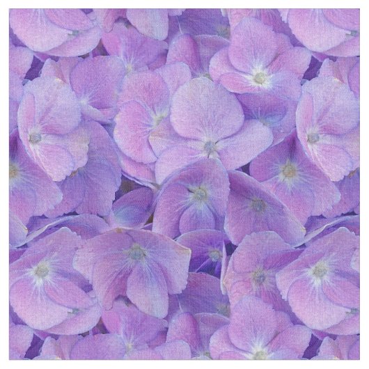 Hydrangea Lila Stof (Close Up)