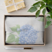 Hydrangea Luxe Bloemen Vloeipapier | Elegante Blau Tissuepapier (Geschenk)