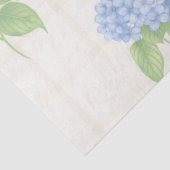 Hydrangea Luxe Bloemen Vloeipapier | Elegante Blau Tissuepapier (Detail)