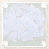 Hydrangea macrophylla Rustic Paars   Glazen Onderzetter (Achterkant)